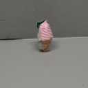 Fenteer Fake Ice Cream Cone Simulation Ice Cream Food Model Realistic Pretend Food Toy for Decoration Fake Cupcake Prop Desktop Decor Display, Pink