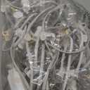 50FT LED G40 Globe String Lights White, Shatterproof Outdoor Patio String Lights 2200K with 50+2 Dimmable Edison Bulbs, Backyard Outdoor Hanging Lights, Bistro Waterproof for Balcony Party Wedding