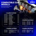 UF670 Ignition Coil & LTR6BHX Double Iridium Spark Plug for Ford Focus Edge Escape Explorer Fusion Mustang Taurus EcoSport/Jaguar F-Pace XE XF/Lincoln MKC MKT MKZ/Land Rover LR2 Replace# DG546 5C1873