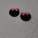 Ayesha Mouse Ears Hair Clips Mouse Ears for Toddler Girls Sequin Mouse Bows Barrettes Mice Ears Polka Dot Bows Mouse Hair Accessories for Baby Girls Toddler Kids Costume Party 4PCS