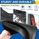 Mud Flaps for 2025 2024 2023 2022 2021 2020 2019 Chevy Silverado 1500 Accessories Heavy Duty Front & Rear Mud Splash Guards (NOT FITS ZR2, LT Trail Boss, Custom Trail Boss), Non-Drilling