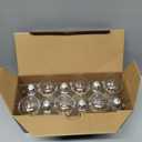 TJOY ST58 Vintage LED Edison Bulbs, Dimmable, 2200K Amber, 12 Pack, 8W
