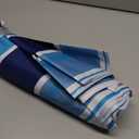 7ft Heavy Duty High Wind Beach Umbrella Parasols With Sand Anchor & Tilt Sun Shelter, UV 50+ Protection Outdoor Sunshade Umbrella Carry Bag For Patio Garden Pool Backyard Stripe Blue — Insert Completely Into The Sand