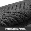 Door Mat Indoor Mat, Entryway Door Mats 36x59 Non-Slip Rubber Backing, Low-Profile Entrance Mats, Absorbent Resist Dirt Doormats Inside Floor Door Mat for Entryway,Charcoal (3' x 4'11" (Runner))