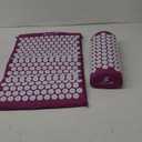 ProsourceFit Acupressure Mat and Pillow Set for Back/Neck Pain Relief and Muscle Relaxation, XL - Blue/White (Large - Purpule/White)