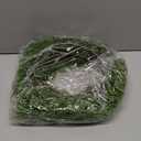 Christmas Greenery Placemats Set of 4, Round Cedar Wreath Placemats, 16 Inch Artificial Cypress Place Mats, Artificial Xmas Thermal Insulation Dining Table Mat for Xmas Winter Party Dining Decorations