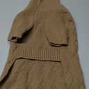 Dog Sweater, Christmas Sweaters for Large Dogs, Solid Color Dog Pullover for Fall Winter, Warm Sweatshirt Knit Turtleneck for Corgi, French Bulldog, Camel Large