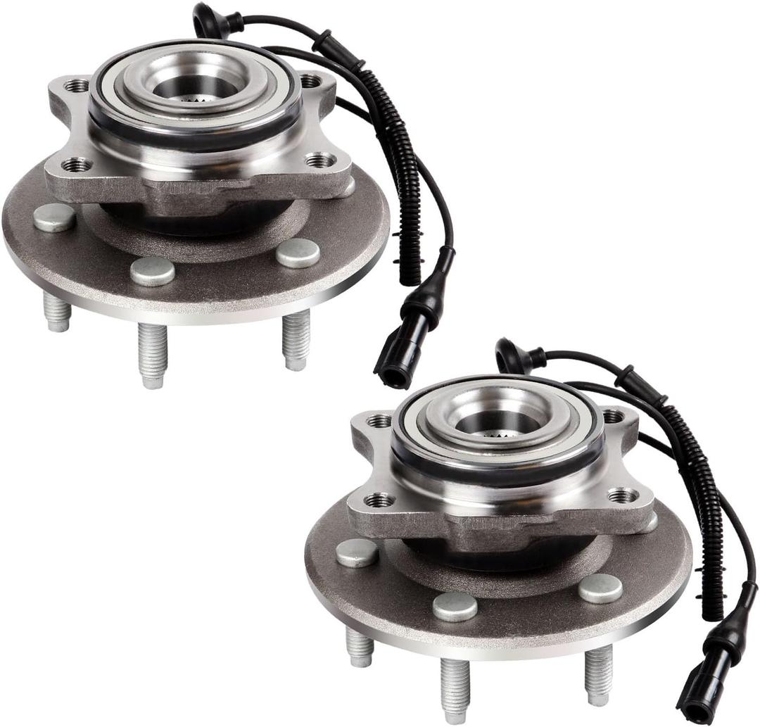 ECCPP Replacement for Pair of 2 New Complete Rear Wheel Hub Bearing Assembly 6 Lugs w/ABS for 2007-2012 For Ford For Lincoln 541008 x2