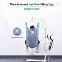Medical Patient Lift Sling Universal Lift U Sling 605lb Capacity Divided Leg Slings for Patient Lift Toileting Transfer Slings Split Legs with Commode Opening Compatible with Various of Lifts (L)