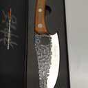 Chef Knife - Perfect Kitchen Knive for Cooking, Chopping. Japanese Steel Knife for Home, Camping, BBQ. For Balance & Control, 5.8 Inch