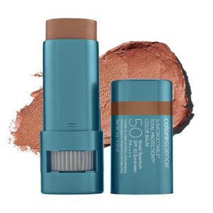 Colorescience Sunforgettable Total Protection Color Balm SPF 50, Mineral, Broad Spectrum, Buildable Lip & Cheek Color (Bronze)
