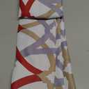 DriftAway Alexander Pattern Match Blackout Valances for Windows 250GSM Geometric Moroccan Mid Century Rod Pocket 52 Inch by 14 Inch Plus 1.75 Inch Header Red and Gray 1 Pack