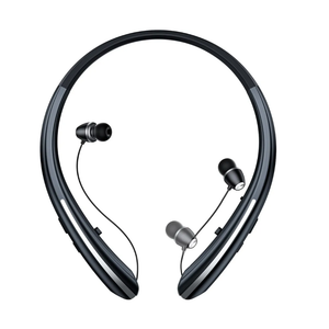 Neckband Bluetooth Headphones, 24H Battery with Auto-Retractable in-Ear Earbuds, HiFi Stereo Sound & Hybrid Active Noise Cancelling for Sports, Gym, Running, Workout, Hands-Free Calling