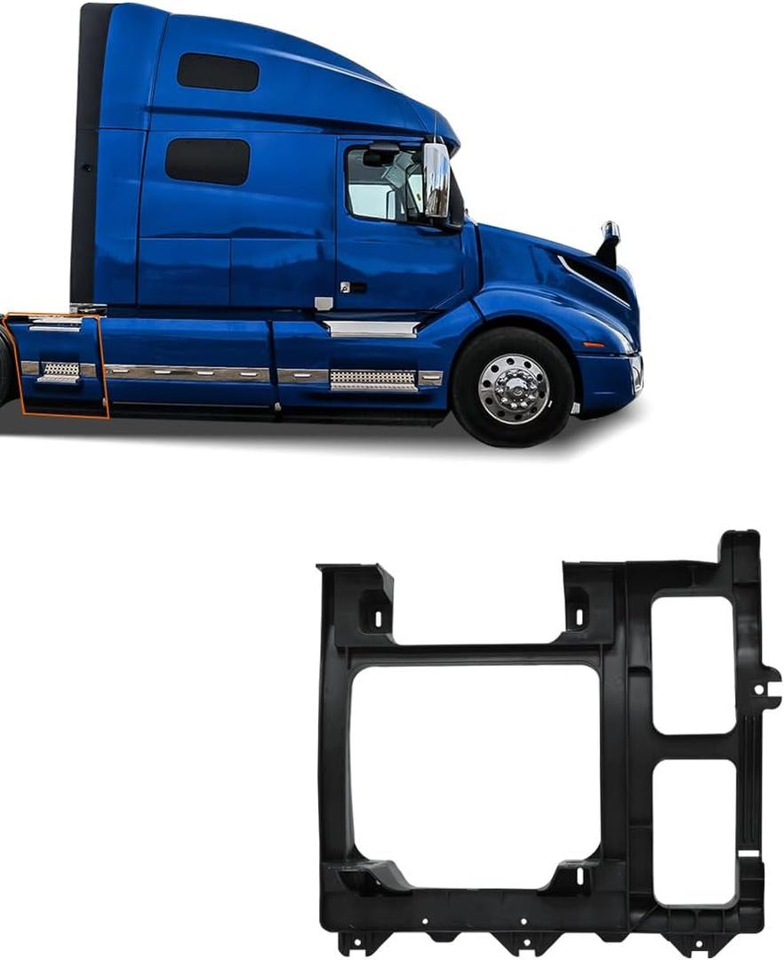 Rear Step Fairing Inner Support Kits Compatible with Volvo VNL 2018 2019 2020 2021 2022 2023 2024 860 Passenger RightA Style