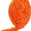 PATIKIL Lifting Straps for Hoist, 394 Inch 1 Pcs Round Slings Polyester Rigging Endless Ratchet Strap Poly Lifting Slings 17636 Lbs Vertical Capacity, Orange