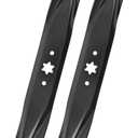 942-04308-X Mower Blades Fit for Cub Cad et Troy Bilt MTD Craftsman 42" Deck, 742-0616A Gator Mulching Blades Fit for 42" Riding Tractor Zero Turn Mower, 2 Pack