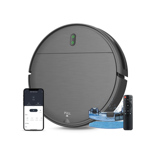 MAMNV Robot Vacuum and Mop Combo, WiFi/App, Vacuum and Mop Robot with Schedule, 2 in 1 Mopping Robot Vacuum with Watertank and Dustbin, Self-Charging, Slim, Ideal for Hard Floor, Pet Hair, Carpet