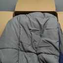 Bare Home Extra Long Comforter - Reversible Colors - Goose Down Alternative - Ultra-Soft - Premium 1800 Series - All Season Warmth - Bedding Comforter (Twin/Twin XL, Dark Blue/Grey)