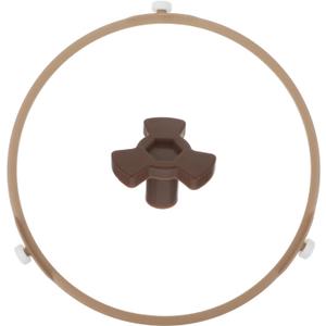 Microwave Turntable Ring 8.74inch,11 mm-Microwave Turntable Coupler Rollers for Smooth Heating