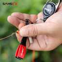 SAMSFX Fishing Pliers, Muti-Function Fly Fishing Tools, 8" Saltwater Resistant Gear Hook Remover Split Ring Tungsten Cutters, with Lanyard & Sheath