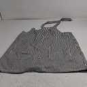 Yousify Womens Casual Denim Dress Fall Striped Overalls Romper Adjustable Straps Sleeveless Jean Dresses with Pockets (XX-Large, Black)