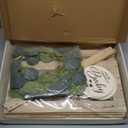 Wooden Baby Shower Crate Closet - Customizable Wooden Crate Box with Dual Rod System, Personalized Baby Shower Basket Alphabet Letters, Easy Assembly Baby Baskets for Baby Shower (Natural Wood)