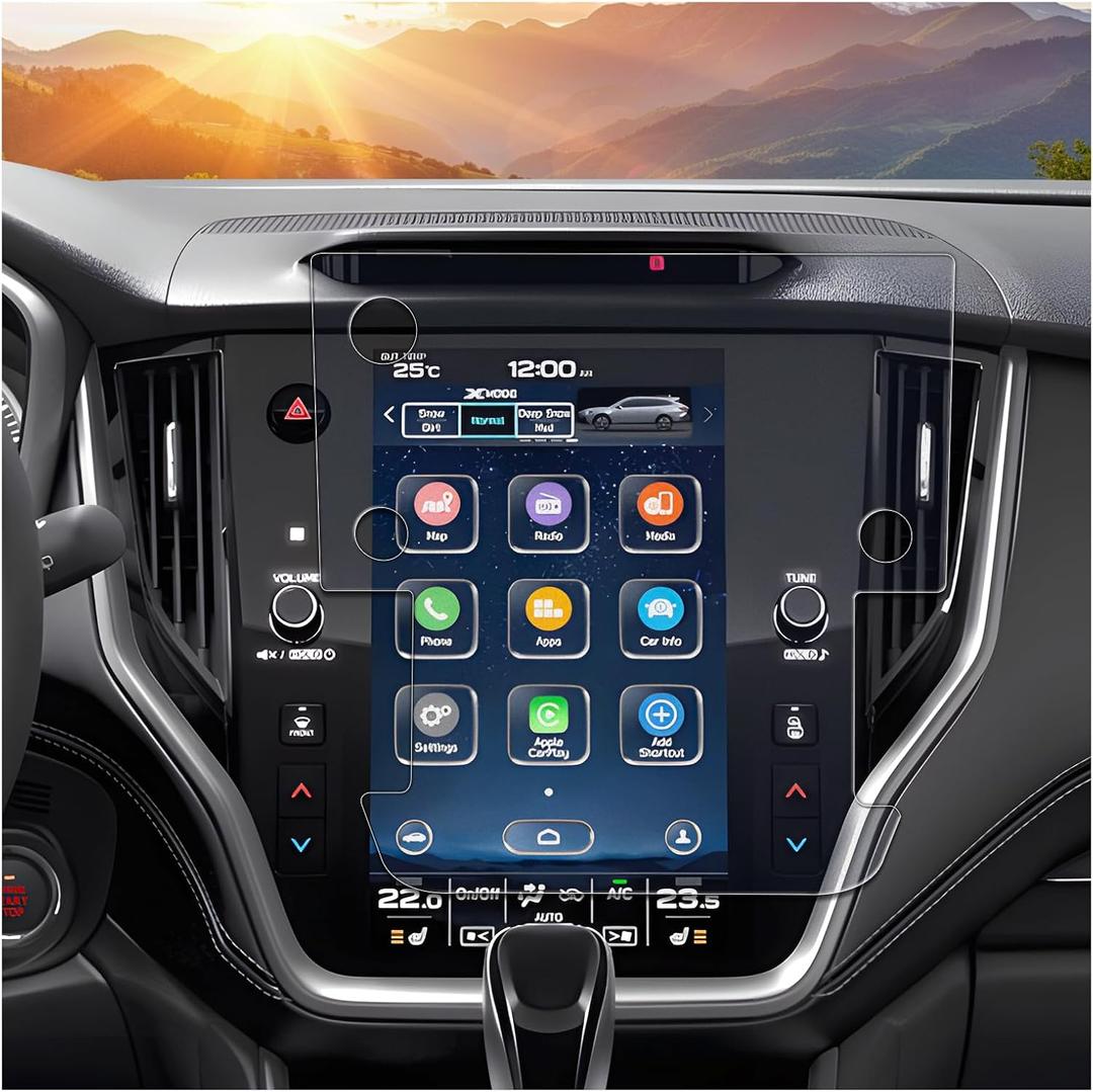 SXCY for 2024 2025 Subaru Outback/Legacy Anti-Glare Matte Screen Protector 11.6 Inch for 2020-2025 Outback Accessories Navigation Screen Protector 9H Tempered Glass