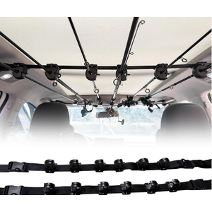 Jorazor Fishing Rod Holder for Car,Fishing Pole Holder for Car,Fishing Pole Storage Inside Carrier Racks for SUV/Wagons/Van/Jeep/Truck
