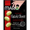 Mario Camacho Foods Pitted Snack Olives - Green Olives with a Hint of Pepper - 1.05 oz Pouches (Pack of 12) (EXP 04/19/26)