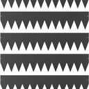 VEVOR Steel Landscape Edging, 6 Packs 40 x 8 in Rust-Resistant Metal Landscape Edging, Bendable Garden Edging Border, Heavy Duty Lawn Edging, Easy-to-Install, Flower Bed Yard Pathway Divider Black