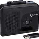 ClearClick Cassette Tape To USB 2.0 (Second Generation) - Convert Cassette Tapes To Digital MP3 Audio Files on USB Flash Drive - File Splitting Feature - Instant Setup - No Computer Required