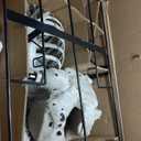 Haunted Hill Farm Motion-Activated 8-Ft. Tall Towering Skeleton, Plug-in Talking Scare Prop Animatronic for Indoor or Covered Outdoor Creepy Halloween Decoration