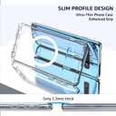 Clear Magnetic Phone Case for Samsung Galaxy S10 Plus, 6.4-Inch Compatible with MagSafe Crystal Transparent TPU PC Back Cover Shockproof Heavy Duty Protection