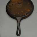 Lodge L9OG3 Cast Iron Round Griddle, Pre-Seasoned, 10.5-inch - Made in USA, Compatible with Stovetop, Oven, Grill & Campfire