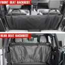 Mabett Soft Top Window Storage Bag for Ford Bronco Accessories 2021 2022 2023 2024 4 Door Plush Multi-Layer Protection Bags Prevent Soft Windows Scratching and Bending