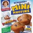 Little Debbie Blueberry Mini Muffins, 5 Pouches, 8.44 OZ Box, EXP:Jun/07/2026