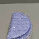 Shower Foot Scrubber Mat Back Washer Back Exfoliating Bath Wash Pad Wall Mounted Slip Suction Cups Foot Scrubber for Use in Shower Cups Foot Cleaner for Men and Women (Pale Blue)