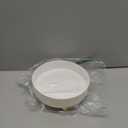 Anyoifax Makeup Perfume Organizer Tray 360 Degree Rotating Lazy Susan Skincare Lotion Organizer Spinning Cosmetics Storage for Dresser, Vanity, Bathroom Countertop, Small Ivory White (9 ")