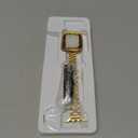 Slim Watch Band Compatible with Apple Watch 41mm 45mm 42mm 44mm 40mm 38mm Metal Stainless Steel Watchband Suitable for iWatch 11/10/9/8/7/6/5/4/3/2/1/SE Series Women Luxury Strap (Gold)