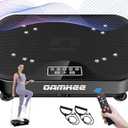 Vibration Plate Exercise Machine, Power Waver Vibration Plate Platform for Lymphatic Drainage, 9 Modes Whole Body Workout Vibrating Fitness Platform for Weight Loss & Shaping