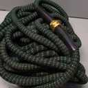 Garden Hose 150 ft, 2025 No Kink Expandable Water Hose 150ft with 10 Function Nozzle, Solid Metal Fittings, Durable Outer Fabric, Lightweight, Flexible, Leak-proof, Stretchy for Watering, Car Washing