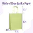 Mr. Pen- Paper Gift Bags with Handles, 32 Pack, 8.3" x 5.9" x 3.1", Pastel Paper Bags with Handles Bulk, Ideal for Gifts, Weddings, Baby Showers, Birthdays, Shopping, Retail Merchandise, Party Favor