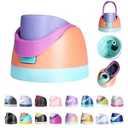 Branbox Replacement Lid for Owala Freesip, Compatible with Owala Cup 16oz 24oz 32oz 40oz, One Button Water Bottle Top Lid for Owala Freesip, Leakproof, BPAFree, OrangePurple