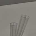 Glass Shower Door Seal Strip 2 Pack x 39 Inch U Type for 3/8" Thick Glass Frameless Shower Door Bottom Side Seal Trim Strip Door Sweep Ultra Clear Rubber Shower Door Leak Guard