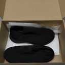 SHULOOK Womens Slip on Walking Shoes Comfort Lightweight Breathable Sock Shoe Non-Slip Mesh Casual Fashion Tennis Running Sneakers (8, Black)