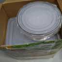 60 PCS Food Storage Containers with Lids Airtight, (30 Lids & 30 Containers) Leak proof Containers Set for Kitchen, Meal Prep, BPA-Free, PVC-Free Plastic, Microwave/Dishwasher Safe, Extra Labels & Pen