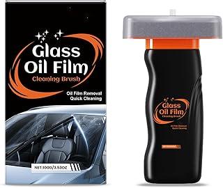 Glass Oil Film Cleaning Brush, Oil Film Removal, Quick Cleaning, Car Windows and Home Glass, 100g/3.53oz, Set of 2