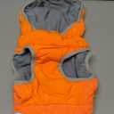 Lelepet Dog Coat Warm Dog Winter Coat Waterproof Dogs Jacket with Harness Built in Reflective Pet Fleece Vest Zip-Up Cold Weather Coats for Medium Dogs Turtleneck & Windproof Coats Blaze Orange M