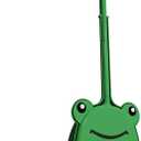 Children's Small Broom Dustpan Set Green Frog Mini Household Cleaning and Pretend Play Set