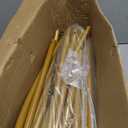 Metal Arch Backdrop Stand, Set of 3 (6/6.6/7.2 ft) Wedding Arched Frame with 12 Ground Nails and Storage Bag, Stable Arched Background Stand for Wedding, Baby Shower, Birthday Party, Photography, Gold